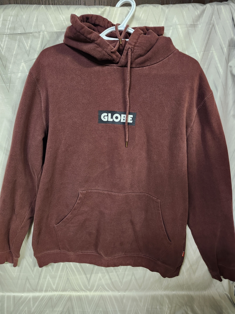 Globe Men's Crewneck Hoodie in Deep Rust